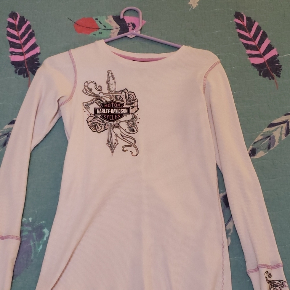 Harley Davidson Long Sleeve - Pink